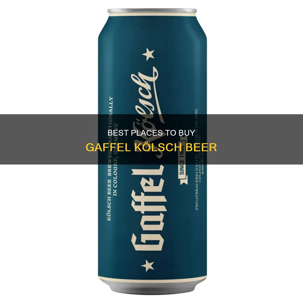 where to buy gaffel kolsch beer