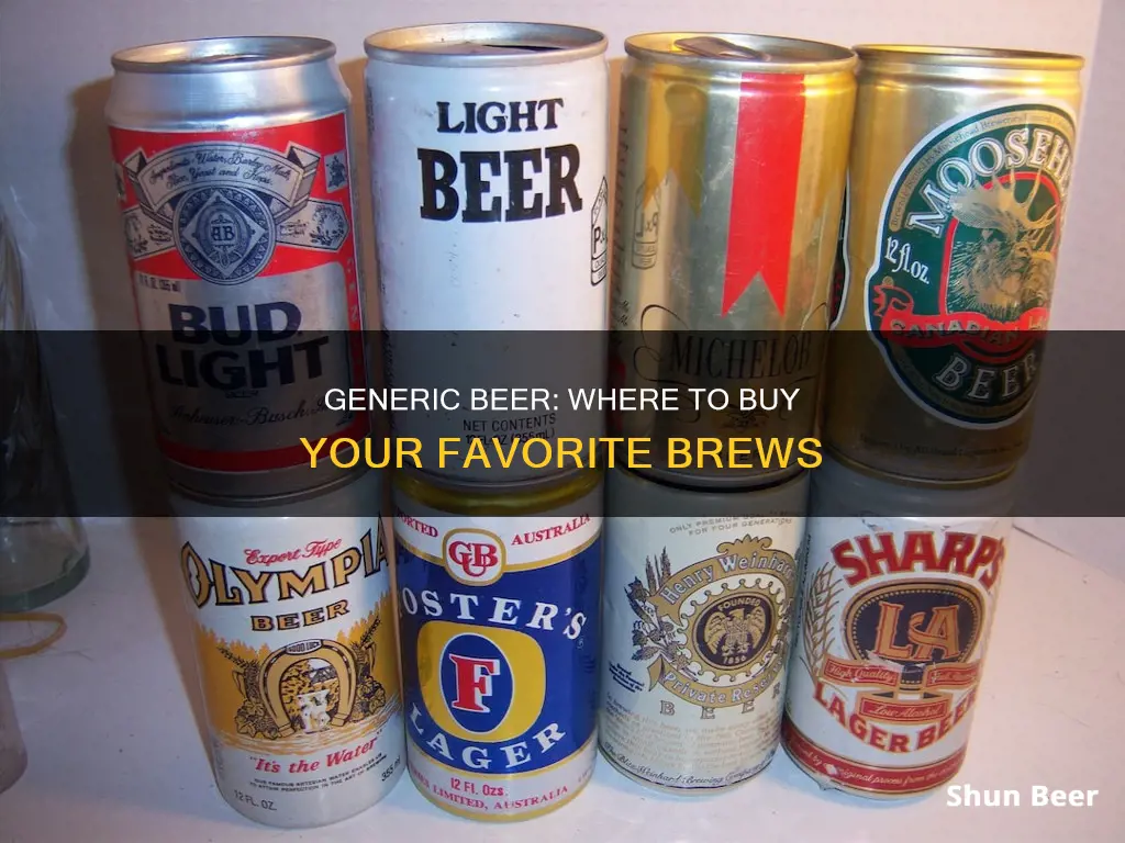 where to buy generic beer