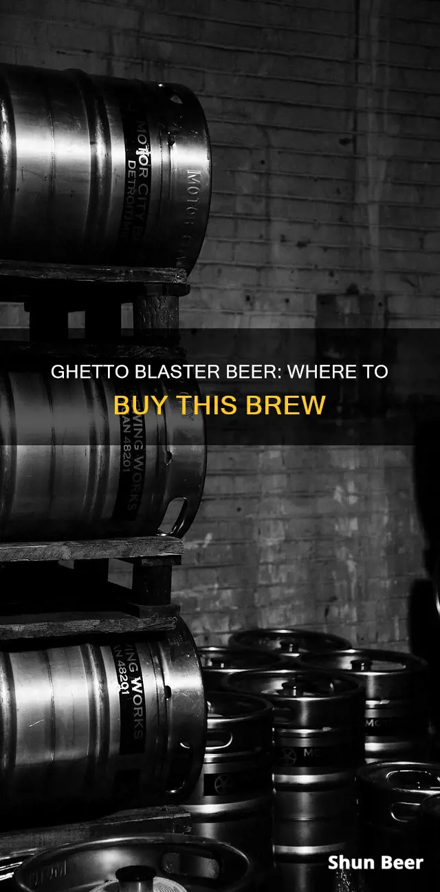 where to buy ghetto blaster beer