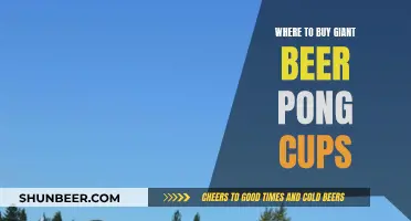 Giant Beer Pong Cups: Where to Buy Them?