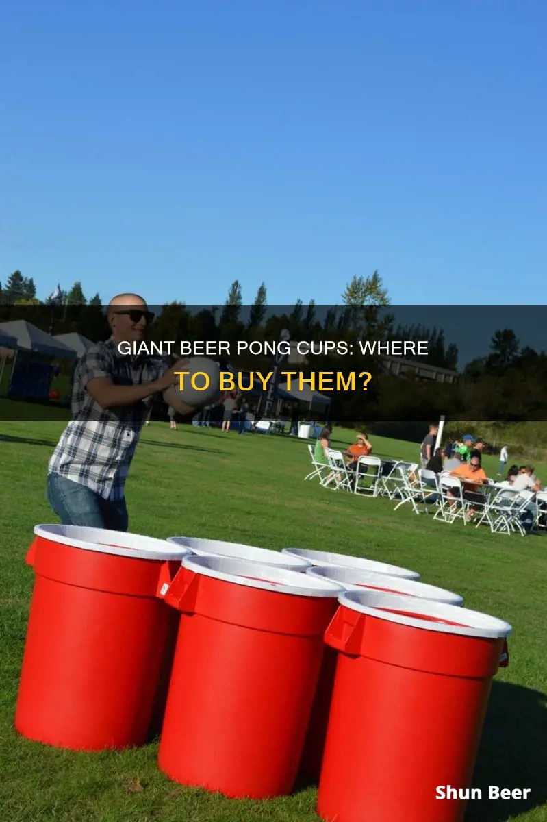 where to buy giant beer pong cups