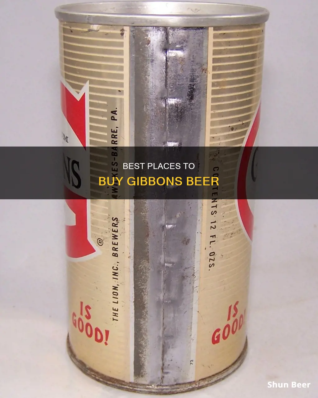 where to buy gibbons beer