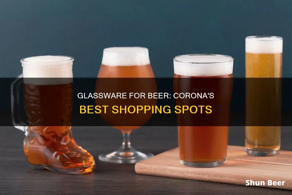 where to buy glassware for beer in corona