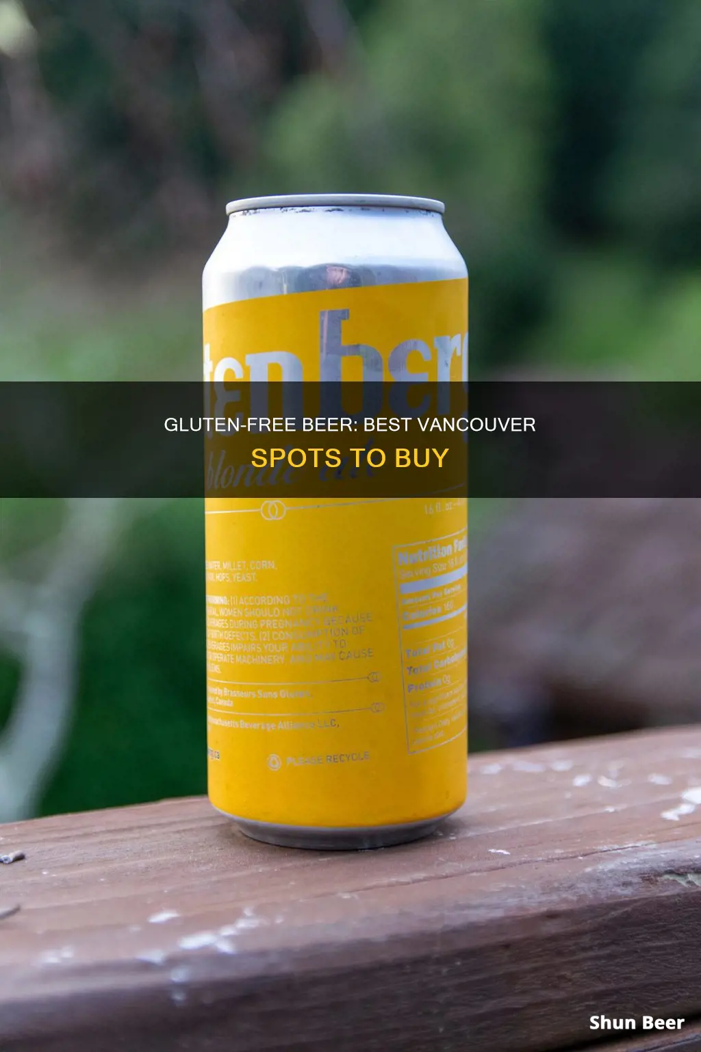 where to buy gluten free beer vancouver