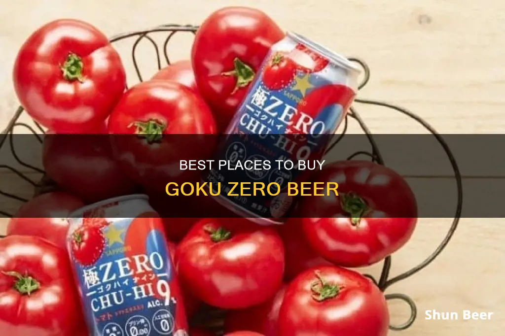 where to buy goku zero beer