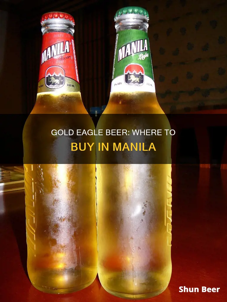 where to buy gold eagle beer in manila