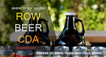 Golden Row Beer: Best Places to Buy in CDA