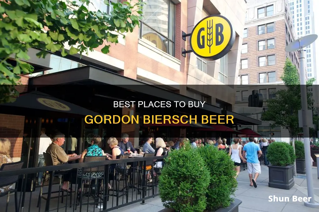 where to buy gordon biersch beer