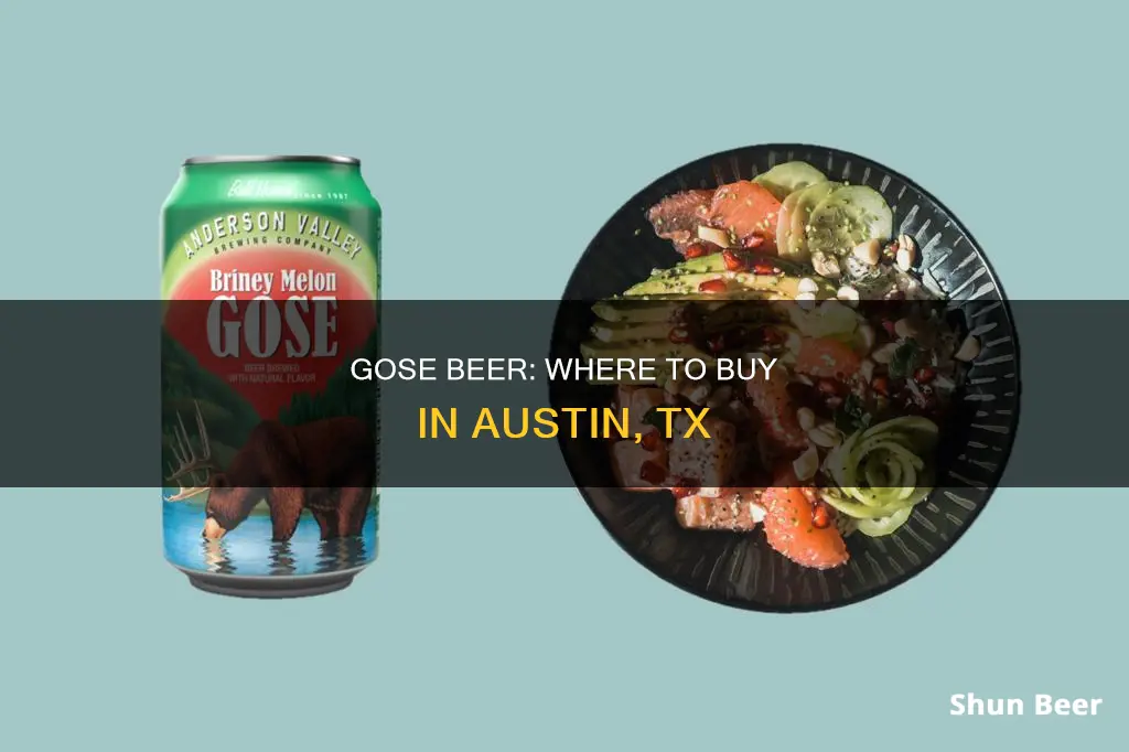 where to buy gose beer in austin tx