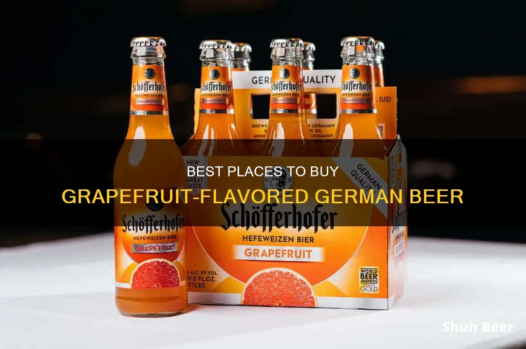 where to buy grapefruit flavored german beer