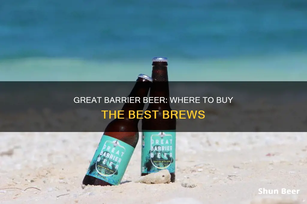 where to buy great barrier beer