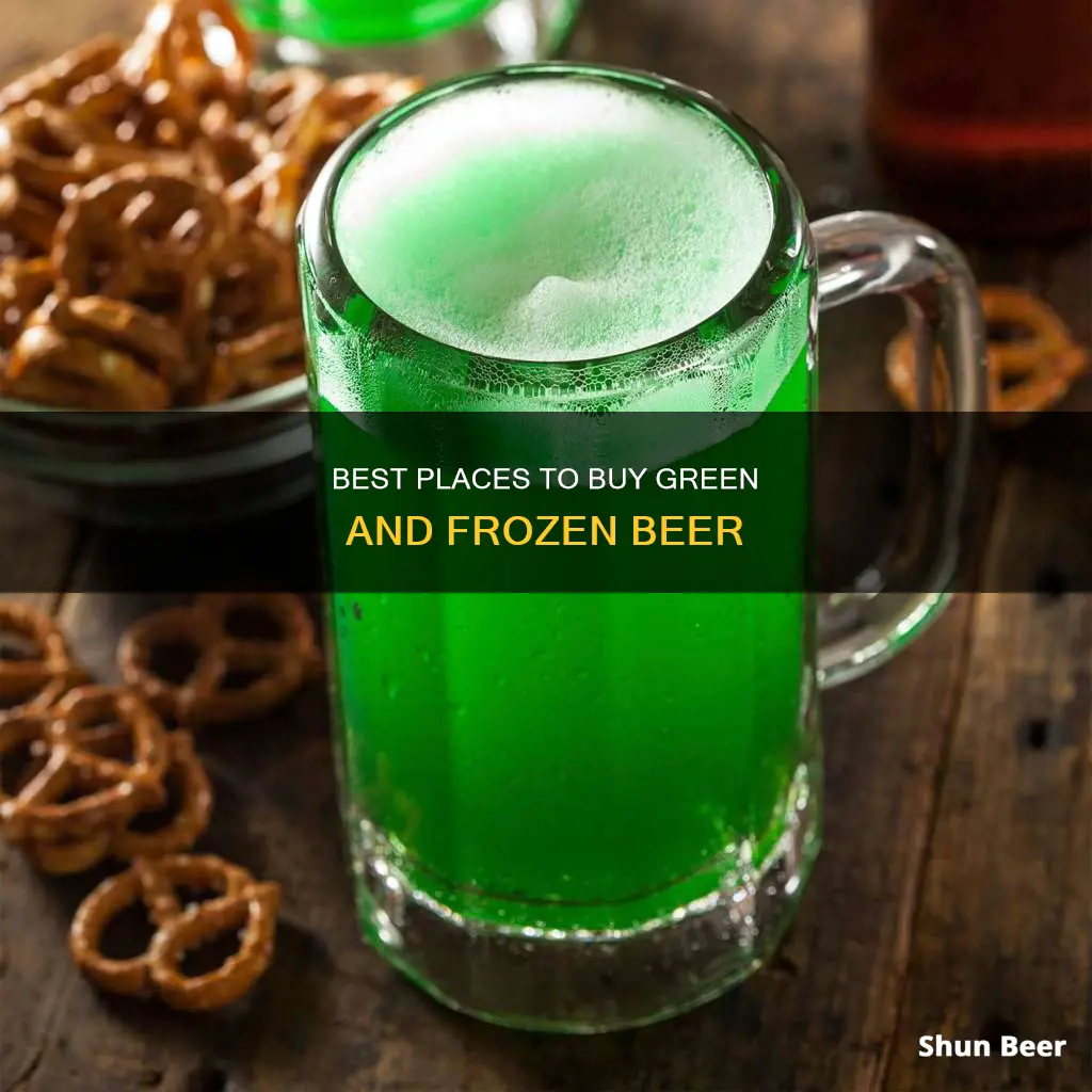 where to buy green and frozen beer