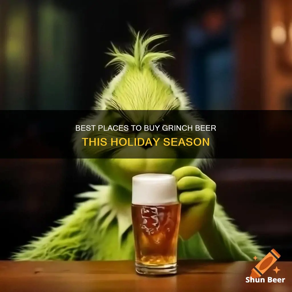 where to buy green and frozen grinch beer