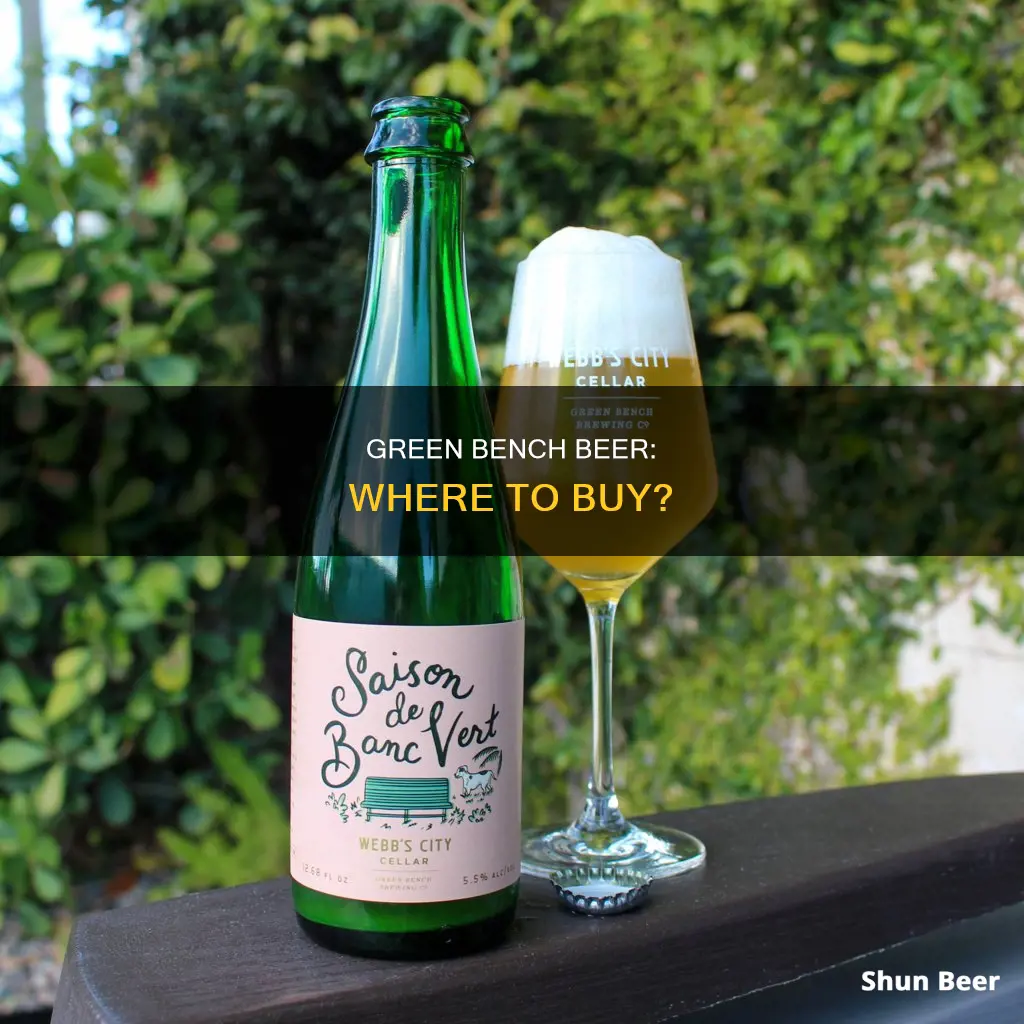 where to buy green bench beer