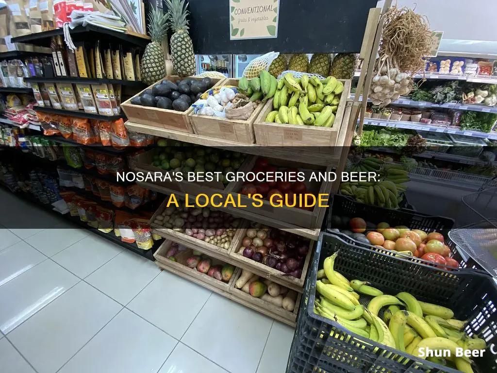 where to buy groceries and beer in nosara