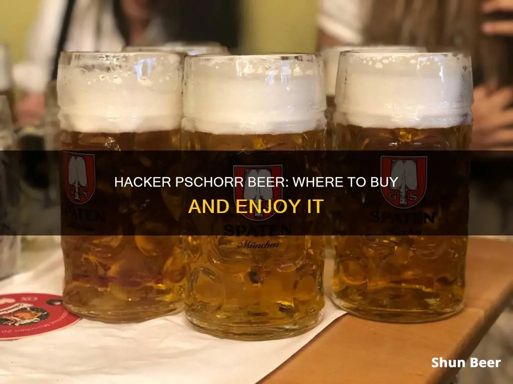 where to buy hacker pschorr beer