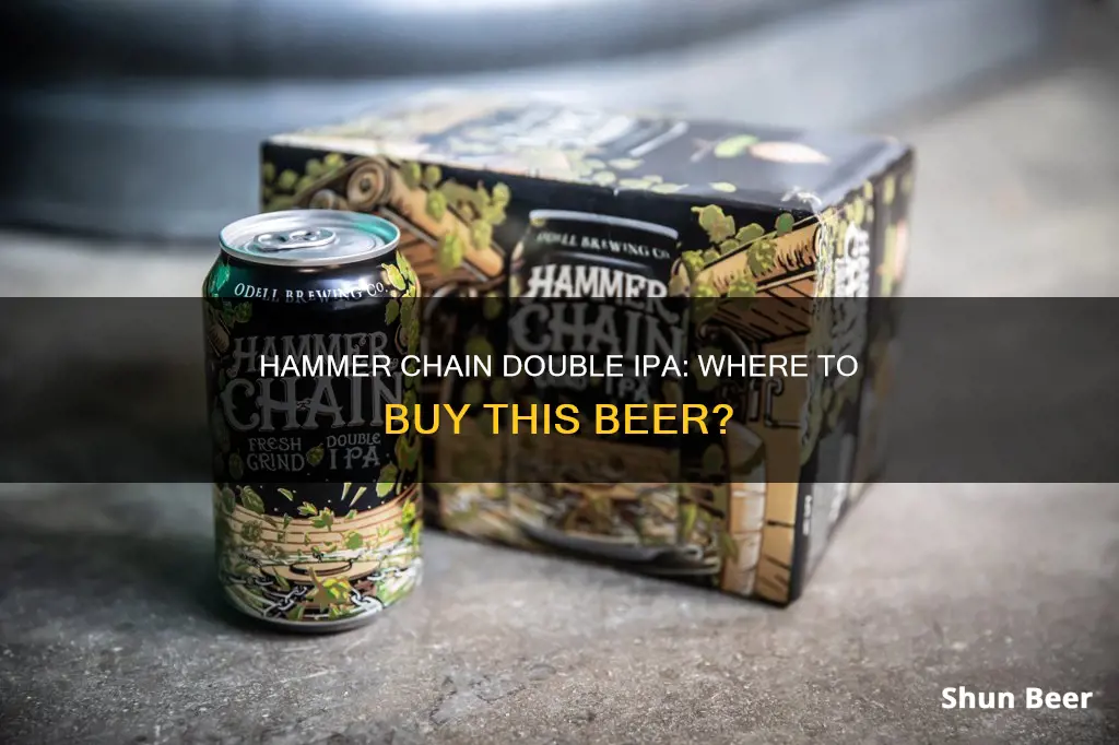 where to buy hammer chain double ipa beer