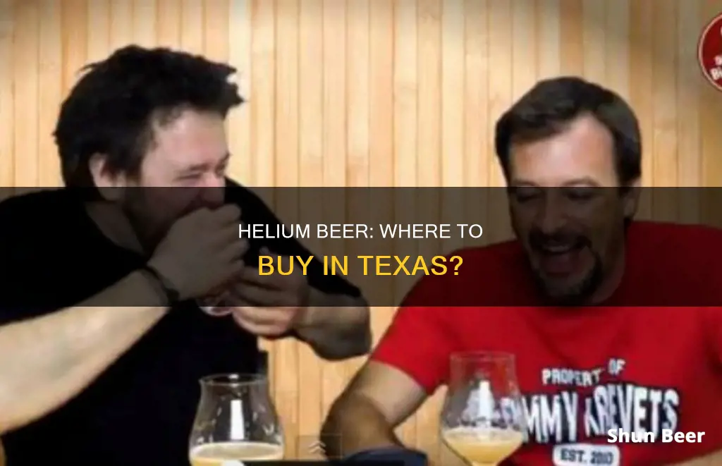 where to buy helium beer in texas