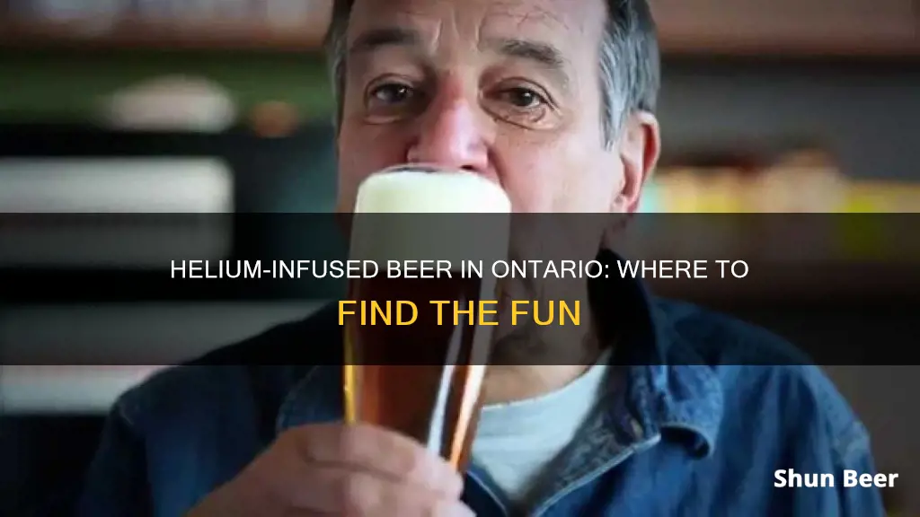 where to buy helium infused beer in ontario