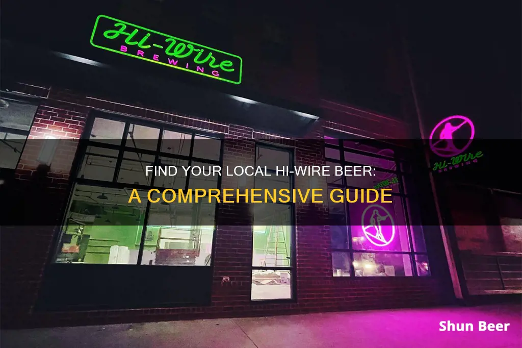 where to buy hi wire beer