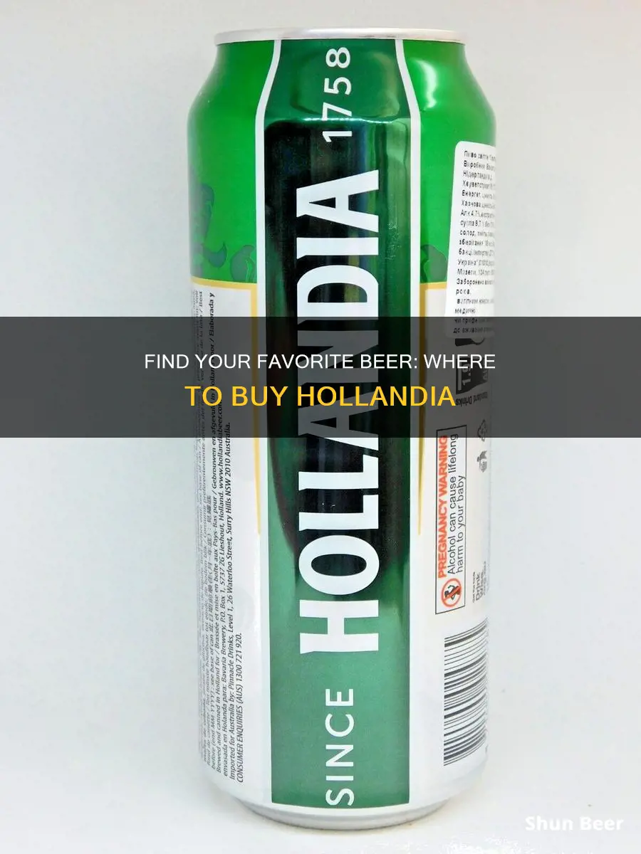 where to buy hollandia beer