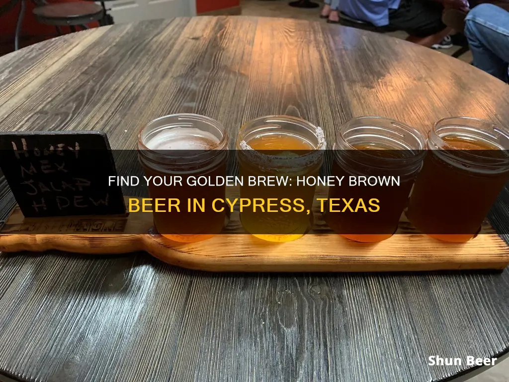 where to buy honey brown beer in cypress texas