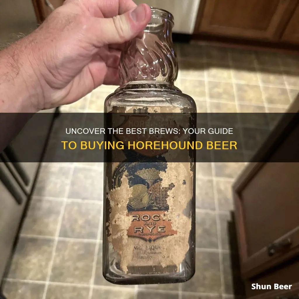 where to buy horehound beer