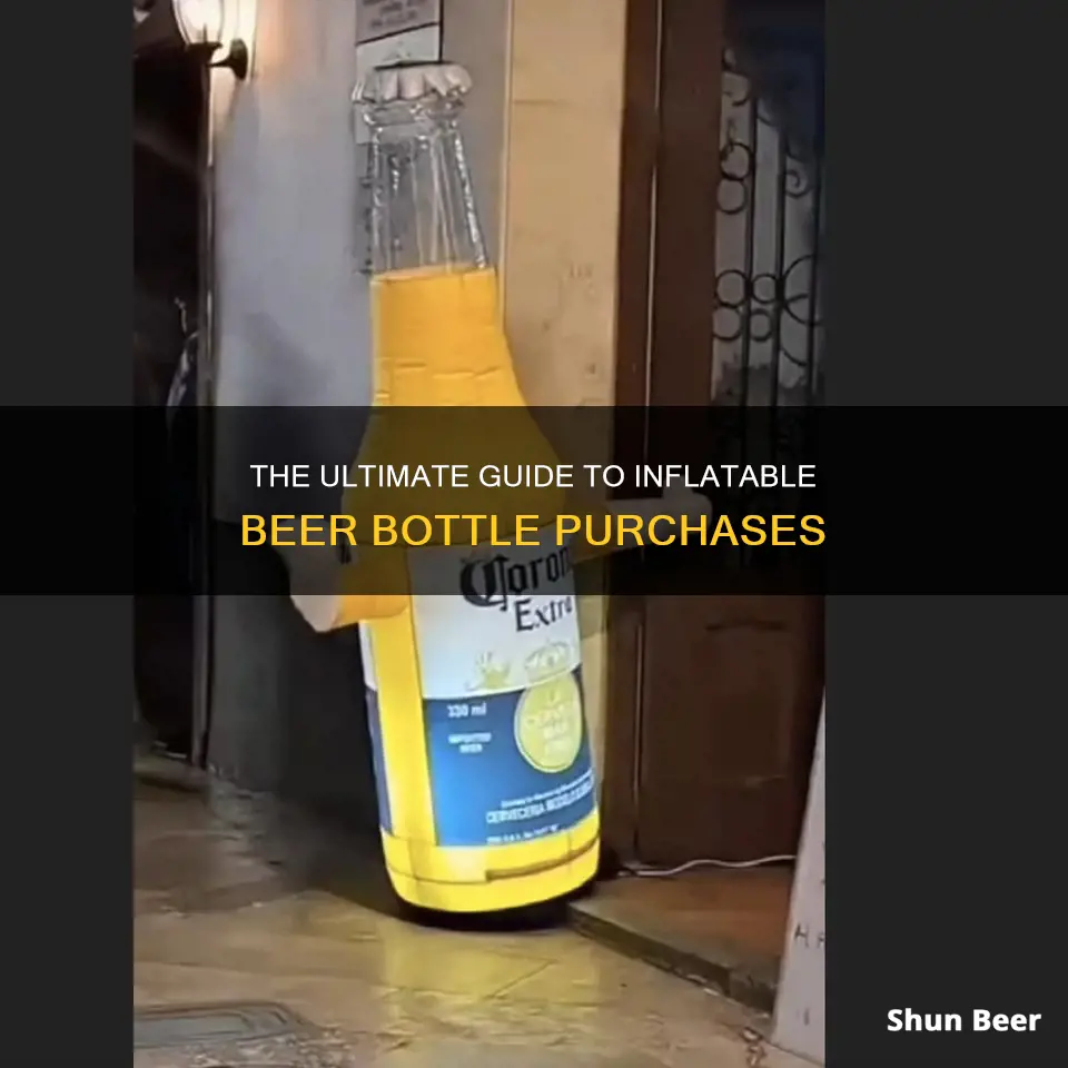 where to buy inflatable beer bottle