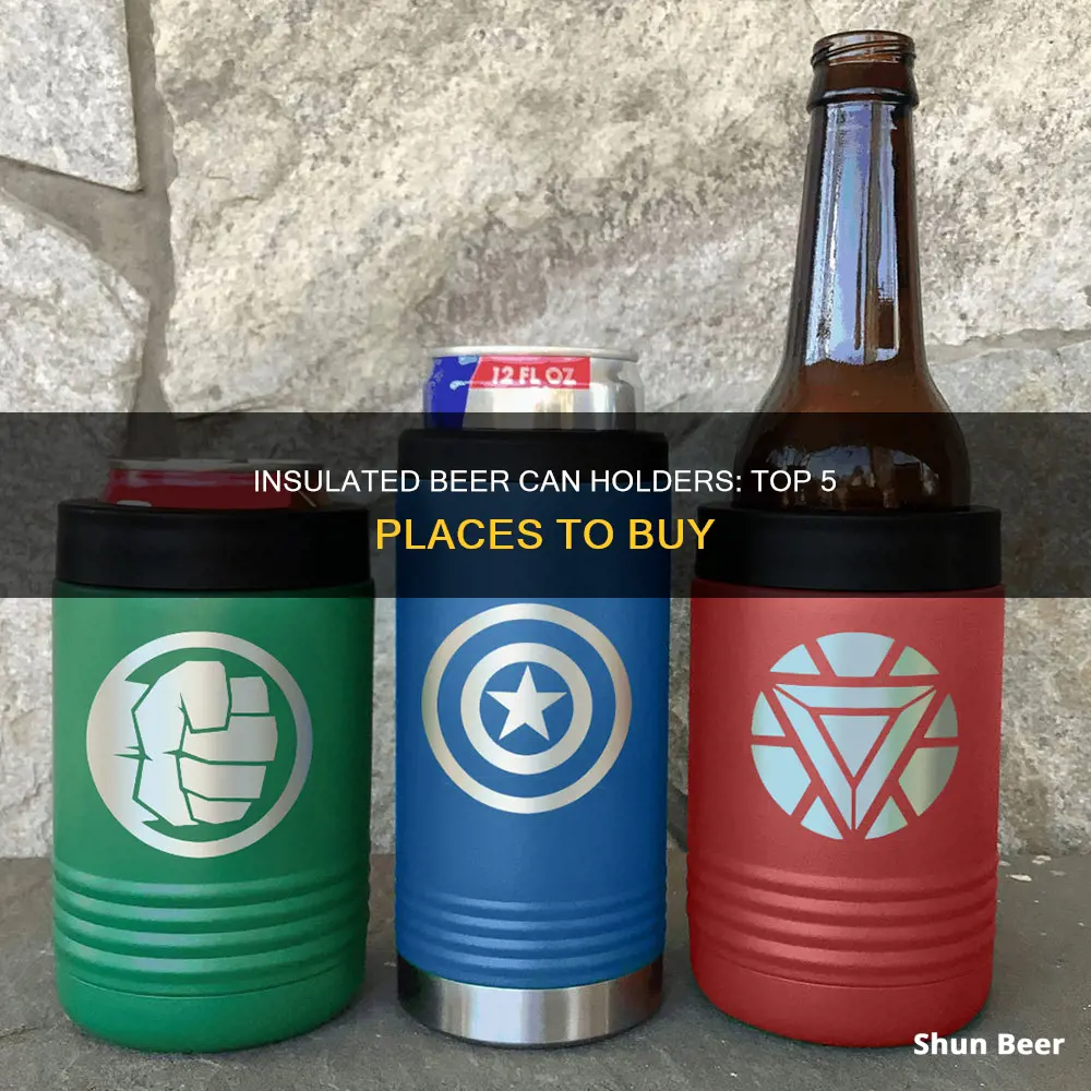 where to buy insulated beer can holder