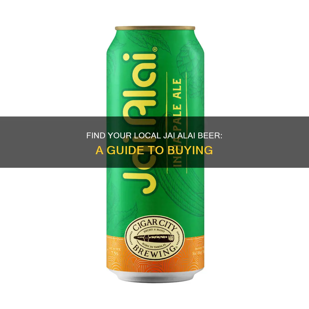 where to buy jai alai beer