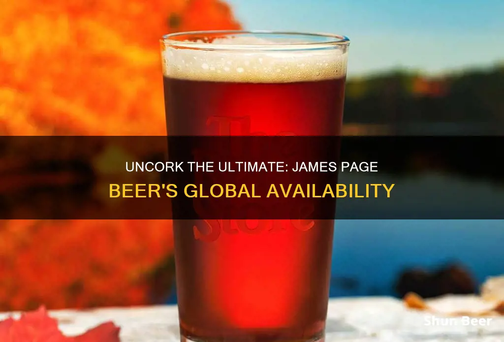 where to buy james page beer