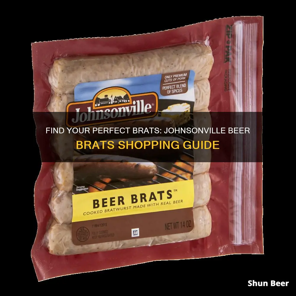 where to buy johnsonville beer brats