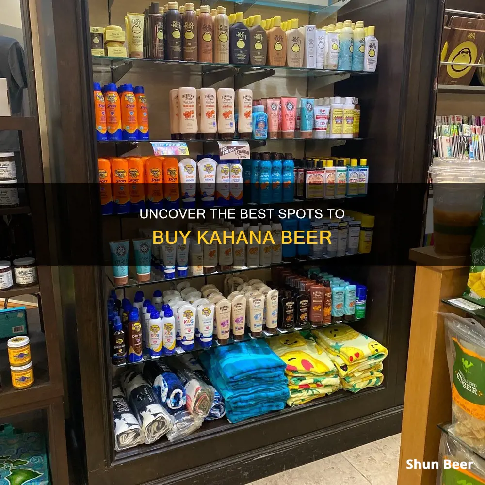 where to buy kahana beer