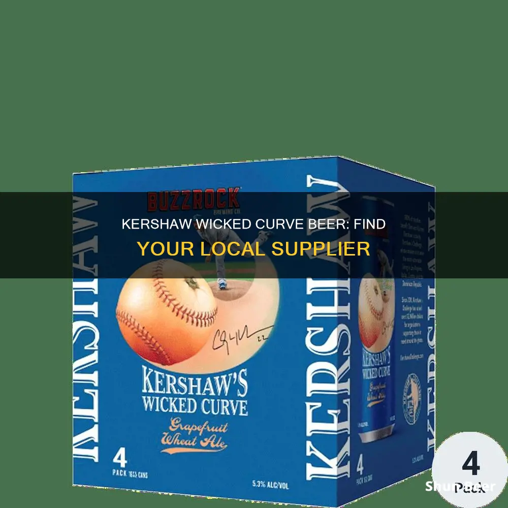 where to buy kershaw wicked curve beer