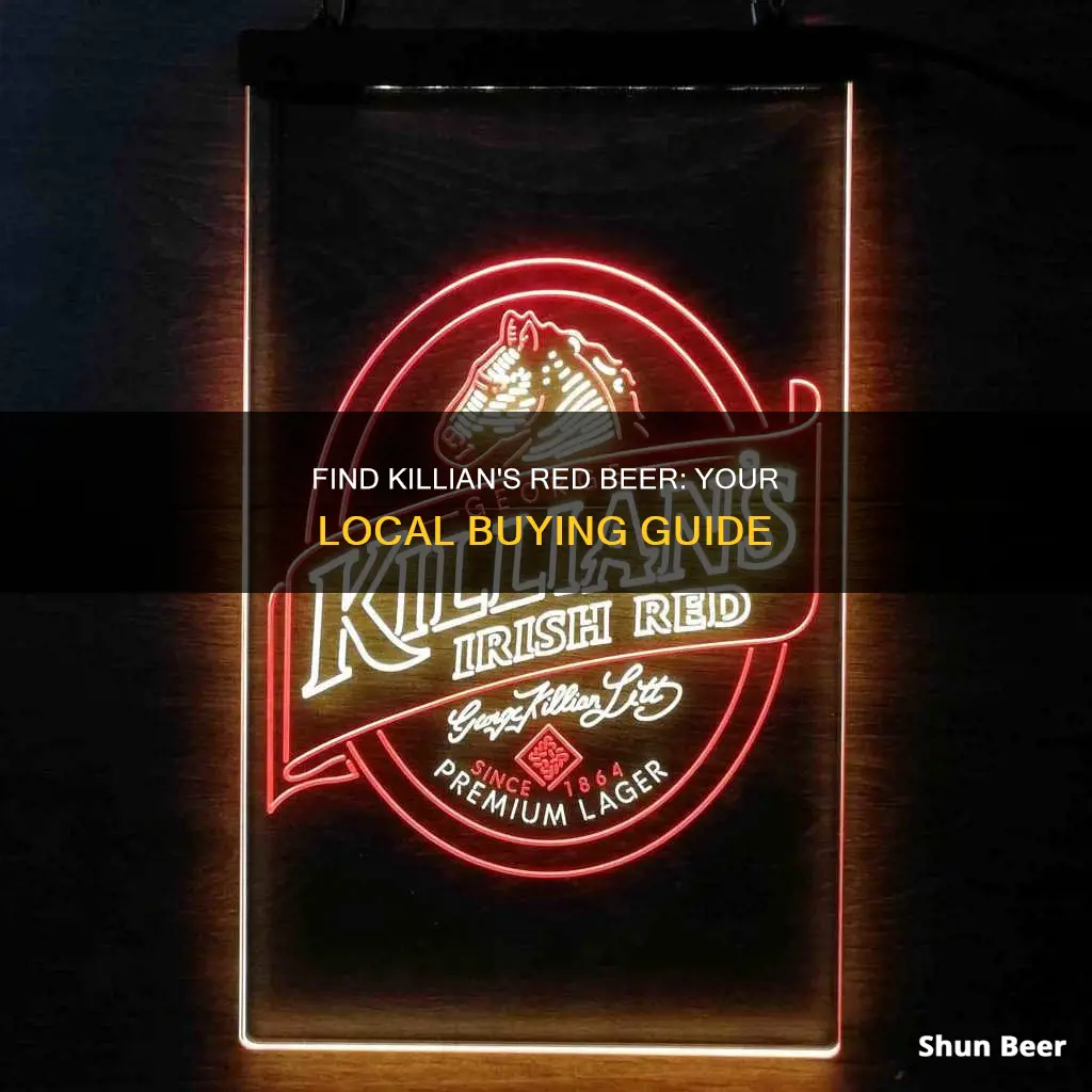 where to buy killians red beer