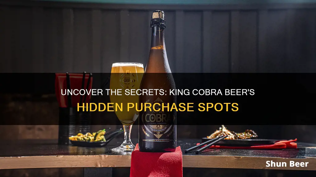 where to buy king cobra beer