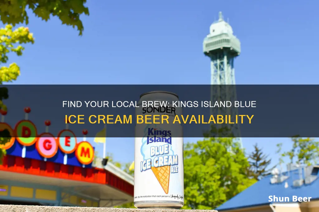 where to buy kings island blue ice cream beer