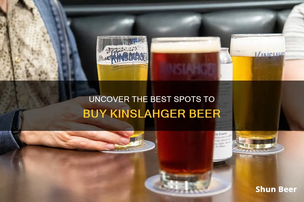 where to buy kinslahger beer