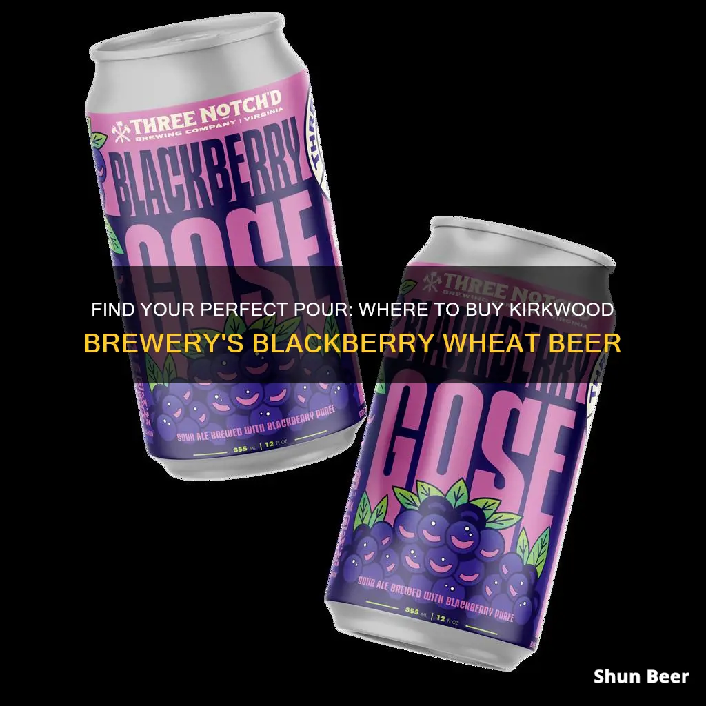 where to buy kirkwood brewery blackberry wheat beer