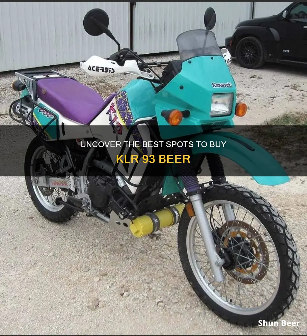 where to buy klr 93 beer