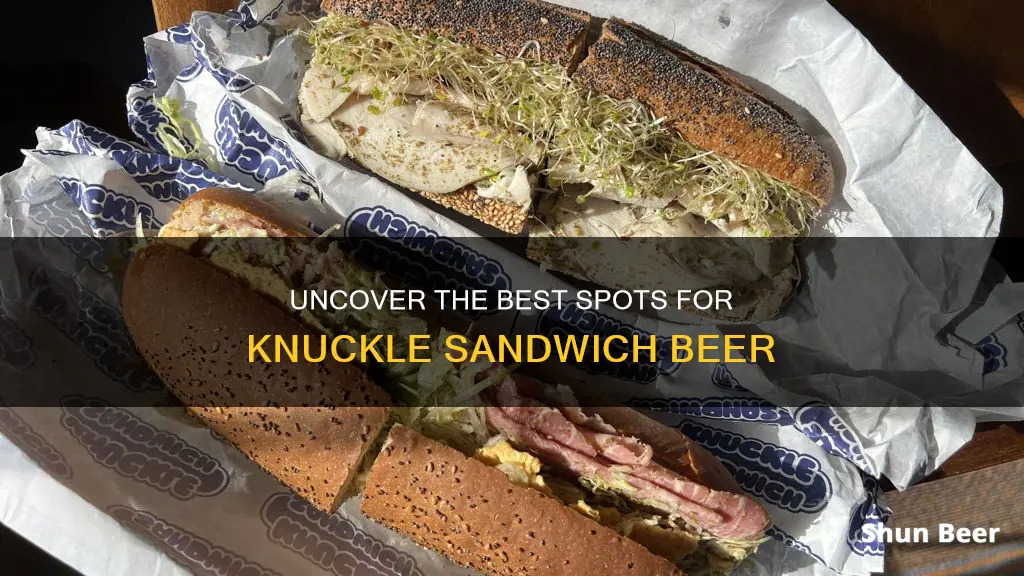 where to buy knuckle sandwich beer