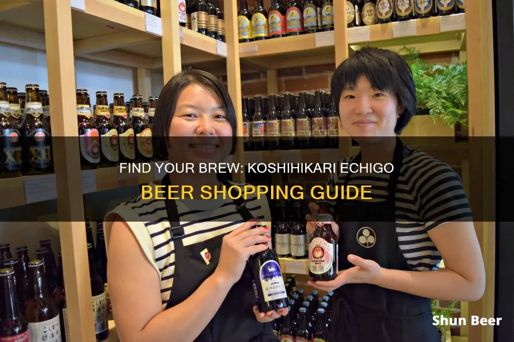 where to buy koshihikari echigo beer