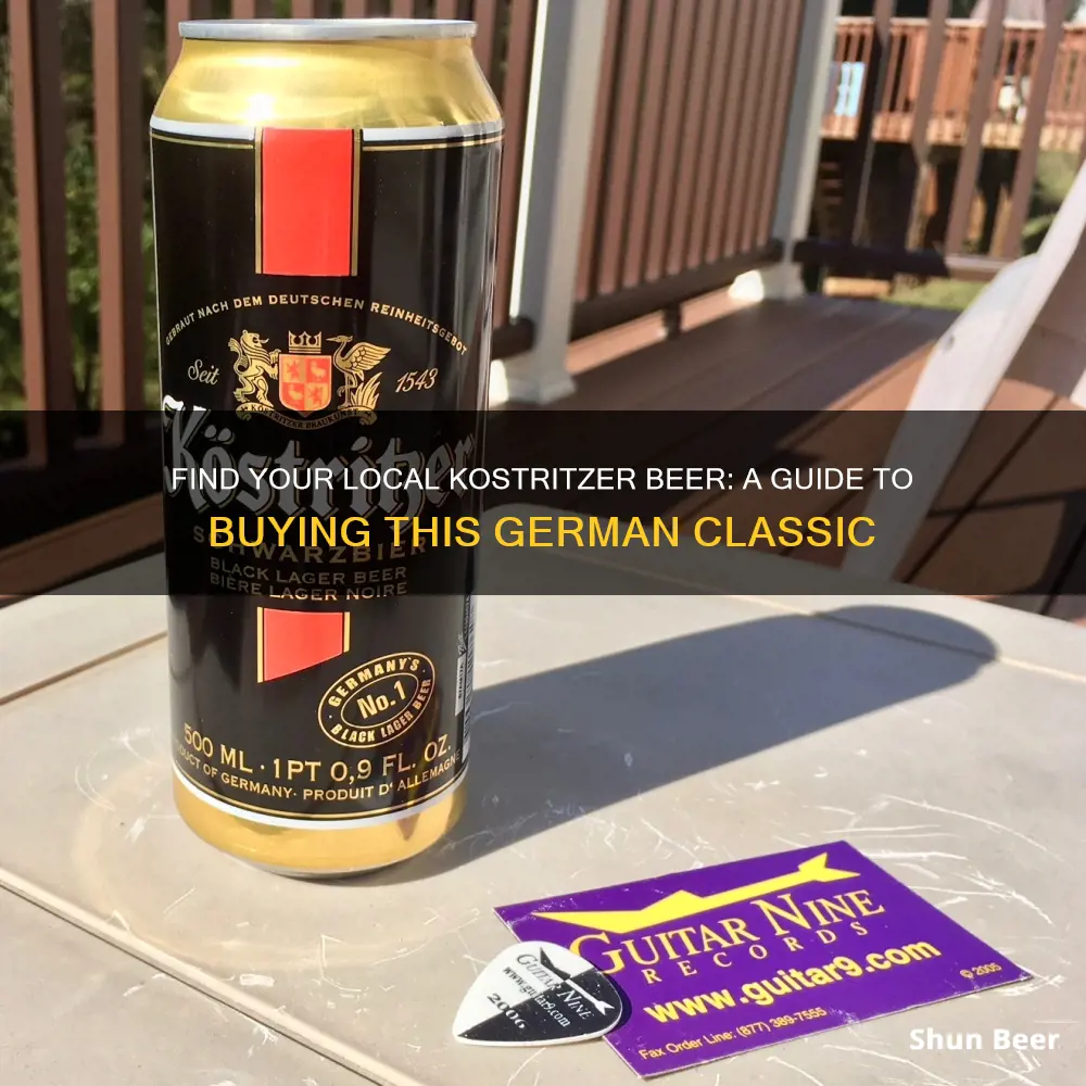 where to buy kostritzer beer