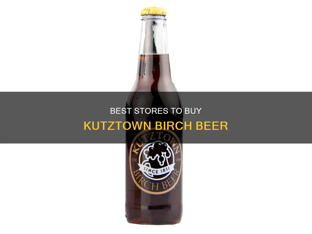 where to buy kutztown birch beer