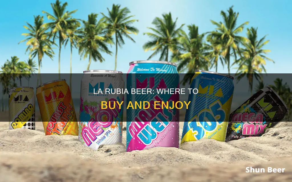 where to buy la rubia beer