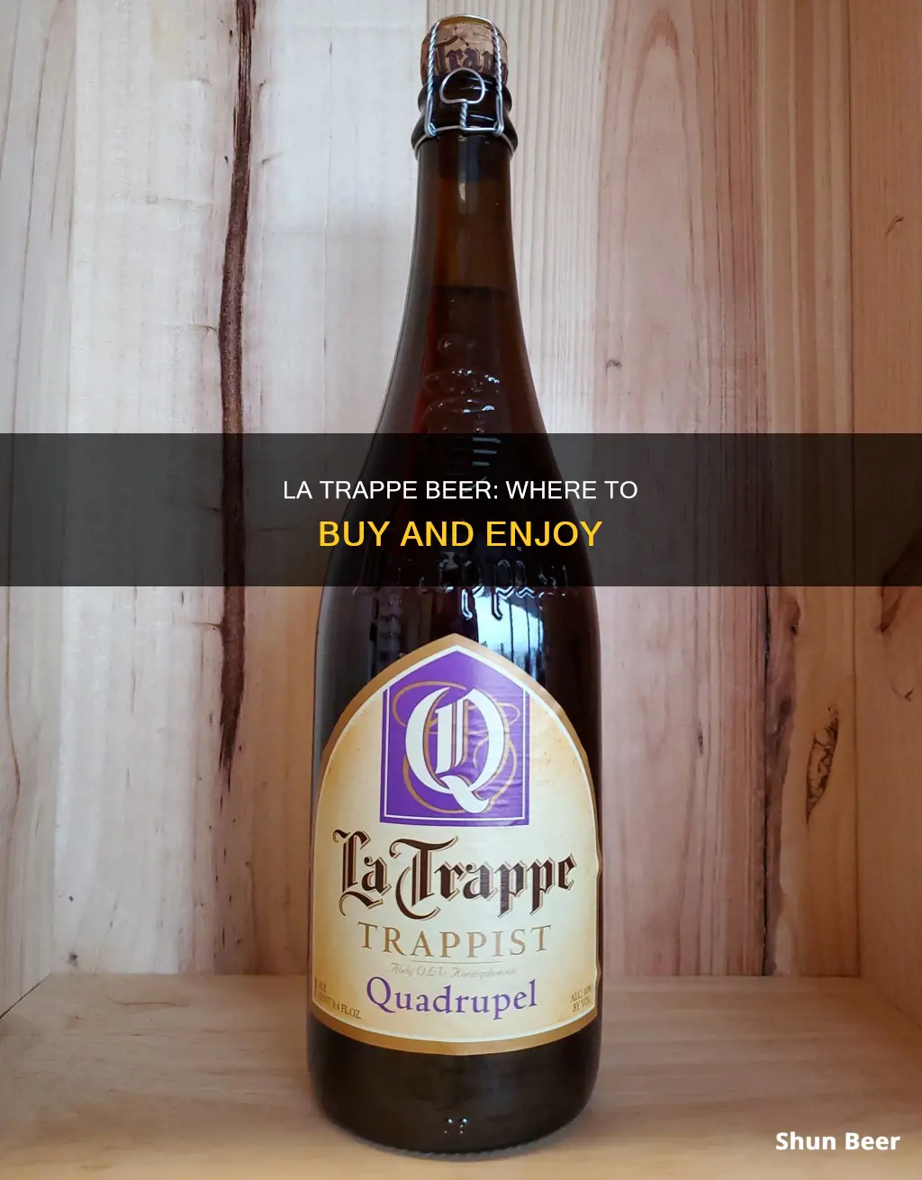 where to buy la trappe beer