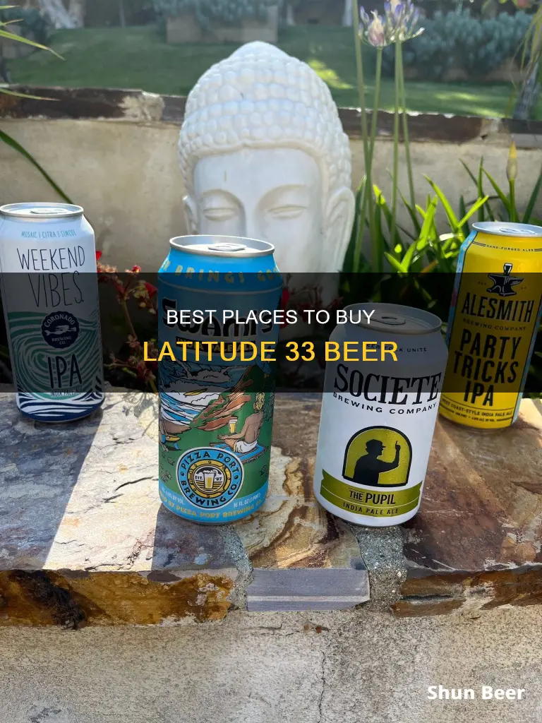 where to buy latitude 33 beer