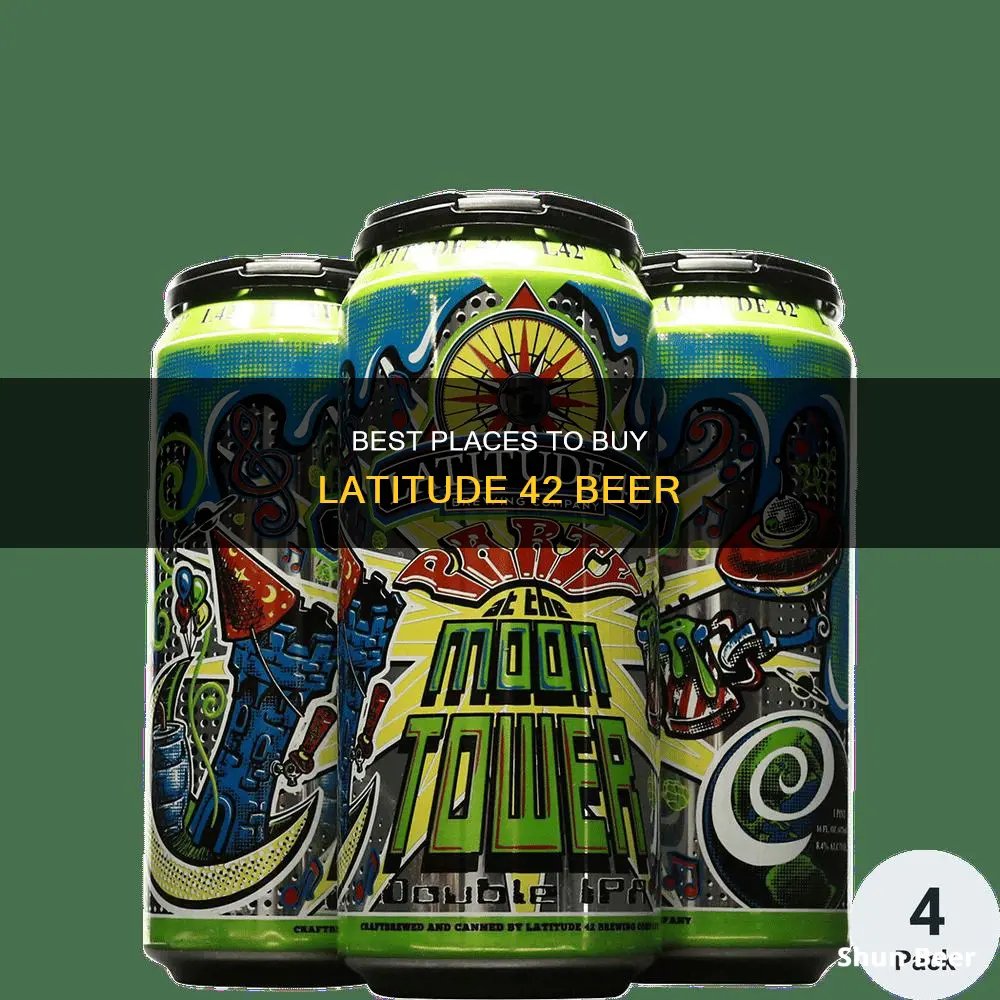 where to buy latitude 42 beer