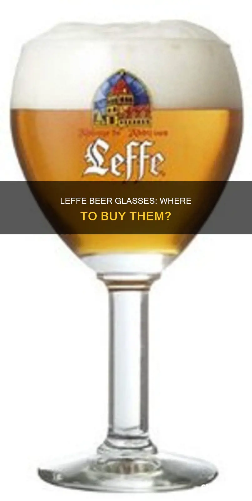 where to buy leffe beer glasses