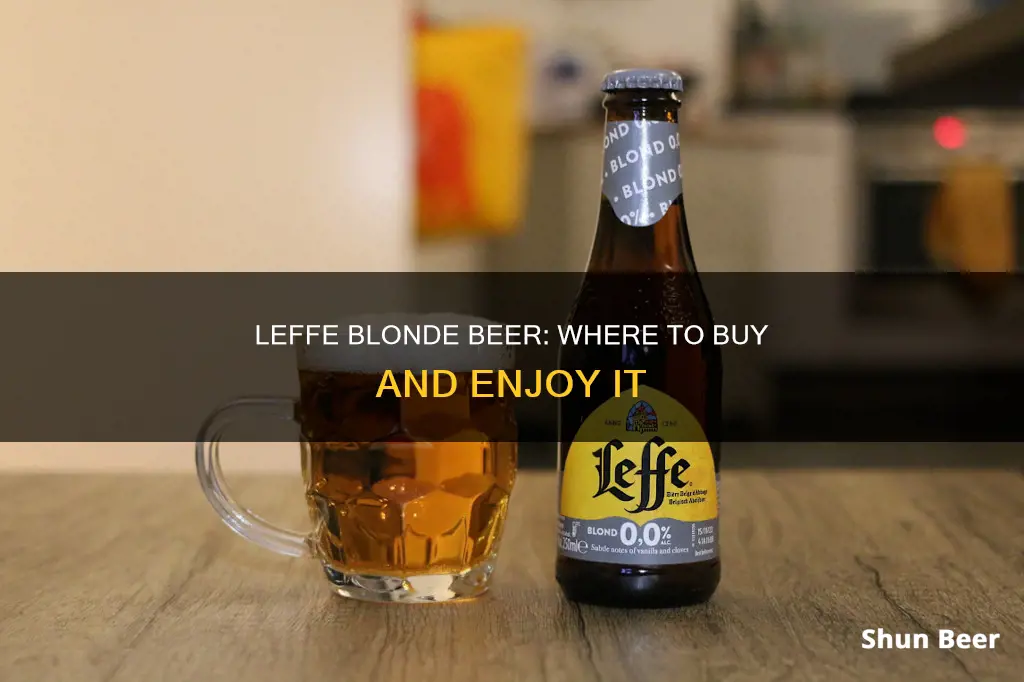 where to buy leffe blonde beer